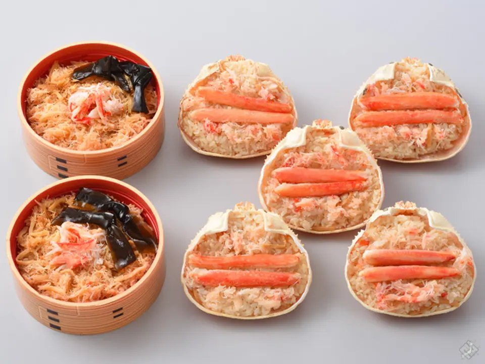 豪華カニ飯2種盛セット_1