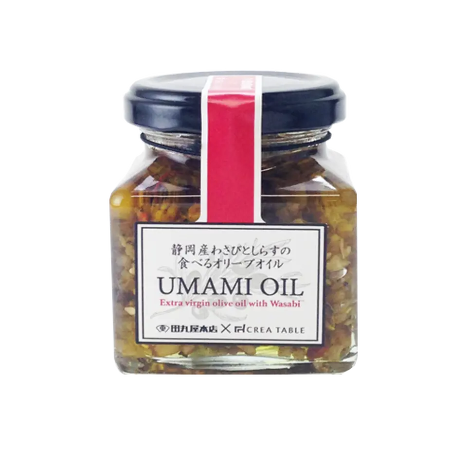静岡産わさびとしらすの食べるオリーブオイル　UMAMI OIL_0