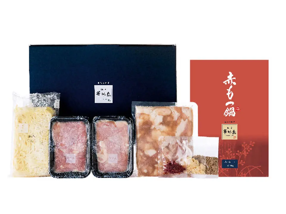 華味鳥の博多 赤もつ鍋セット（辛みそ味）3～4人前_2