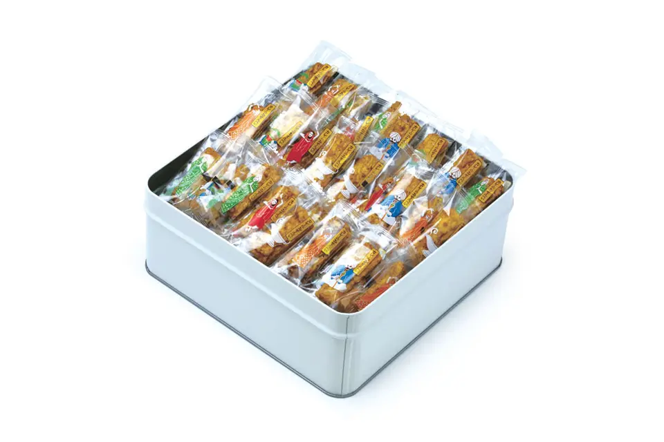 カレーのおせんべい 缶入り 300g_0