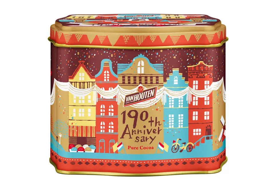 LOHACO「バンホーテン 190周年 アニバーサリー ピュアココア 1袋（200g