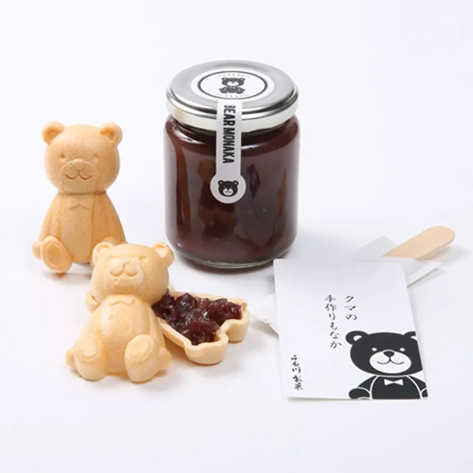 クマの手作りもなか (10個入り)_0