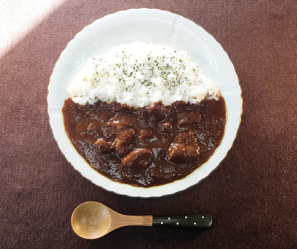 仙台牛カレー＋肉厚牛たんカレーセット_2