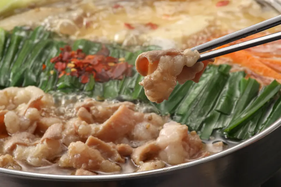 【醬油味】生野菜付き 博多国産牛生もつ鍋セット (4～5人前）_0