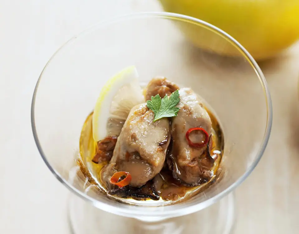 牡蠣と広島レモンのアヒージョ 小瓶_0