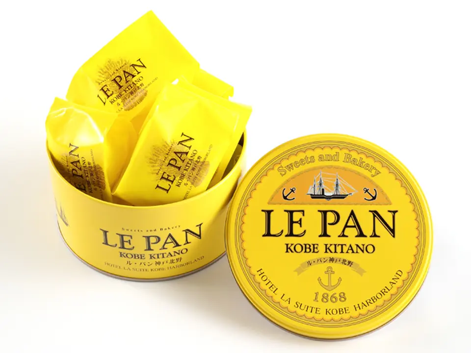 瀬戸内レモンケーキ 6個入 神戸開港150年記念缶_0