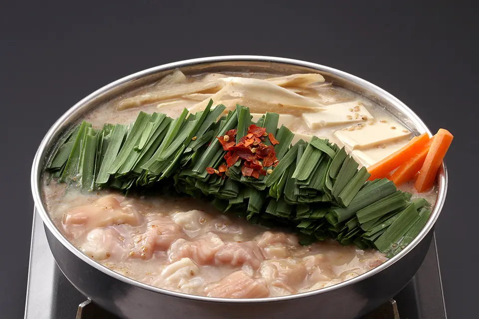 【味噌味】博多国産牛生もつ鍋セット（4～5人前）【野菜付】_0