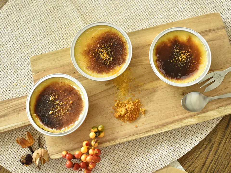 種子島産100％安納芋のクレームブリュレ_1