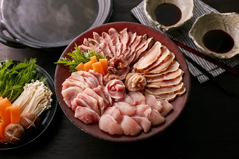 妻地鶏 鶏しゃぶセット_0