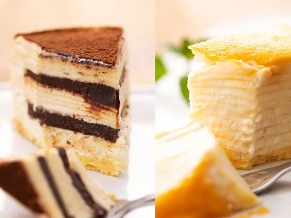 もっちり食感の手作りミルクレープ5種食べ比べセット 12個入り_1