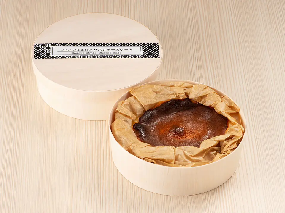 スペイン生まれのバスクチーズケーキ（4号/直径約12cm）_3