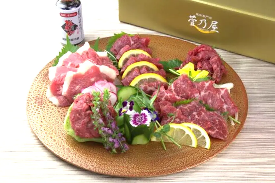 スライス6種バラエティーセット(馬刺し）_0