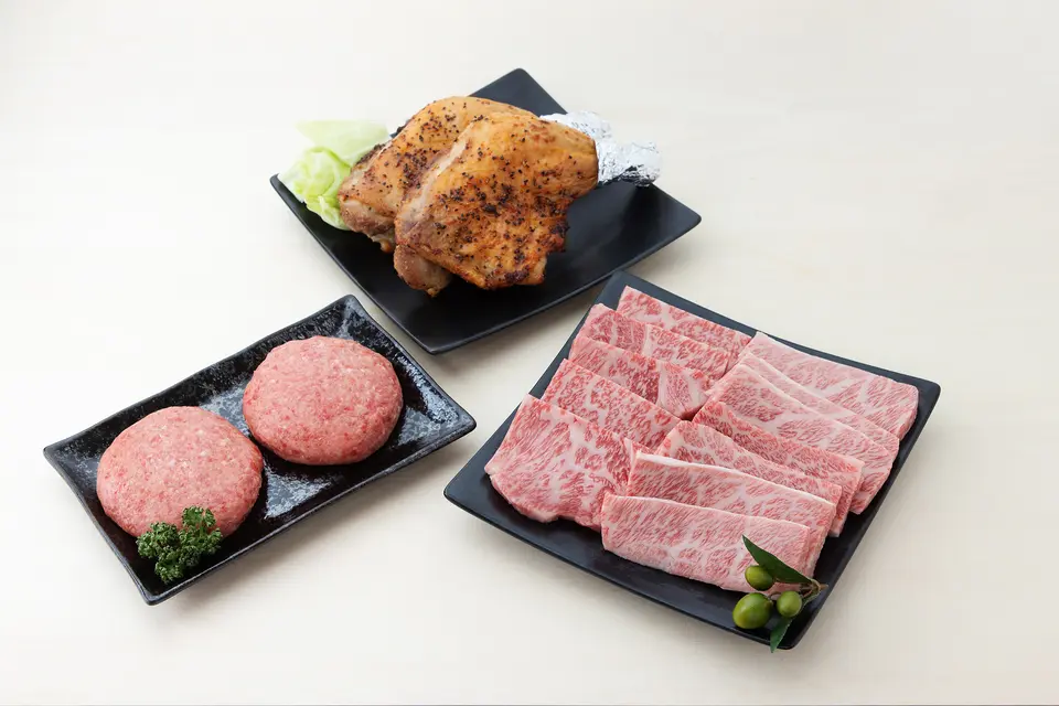 オリーブ牛ロース・カルピ 焼肉セット  2人前_0