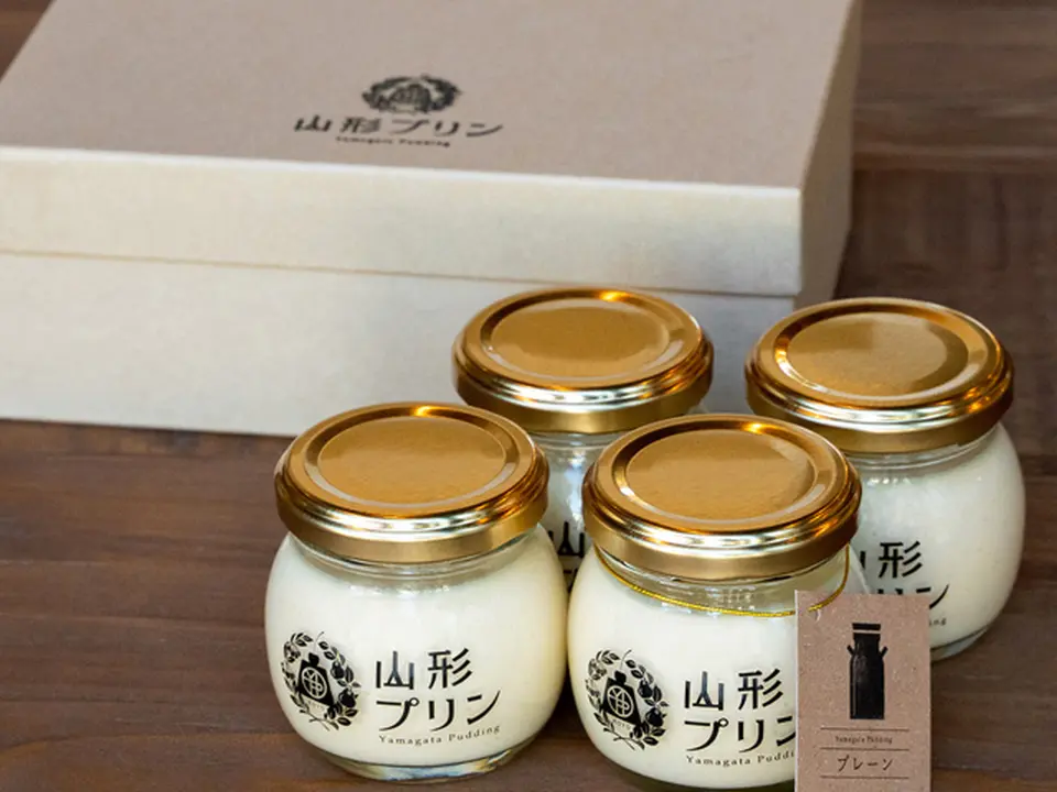 山形プリン［プレーン］4個入_0