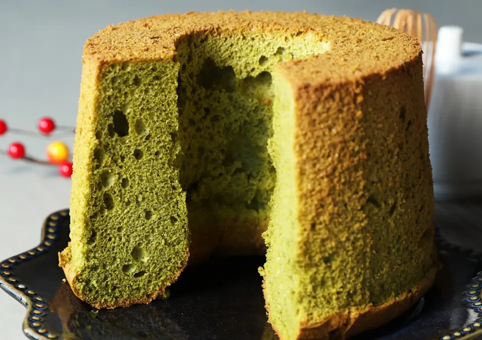 京都 宇治抹茶シフォンケーキ_0