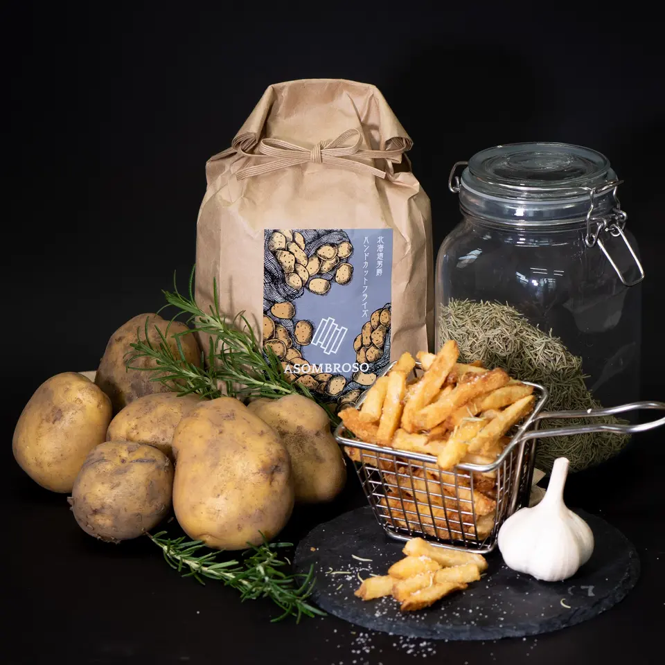 冷凍ハンドカットフライズ1000g（フライドポテト）_0