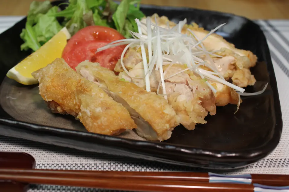 もも揚げ鶏のねぎソース_0