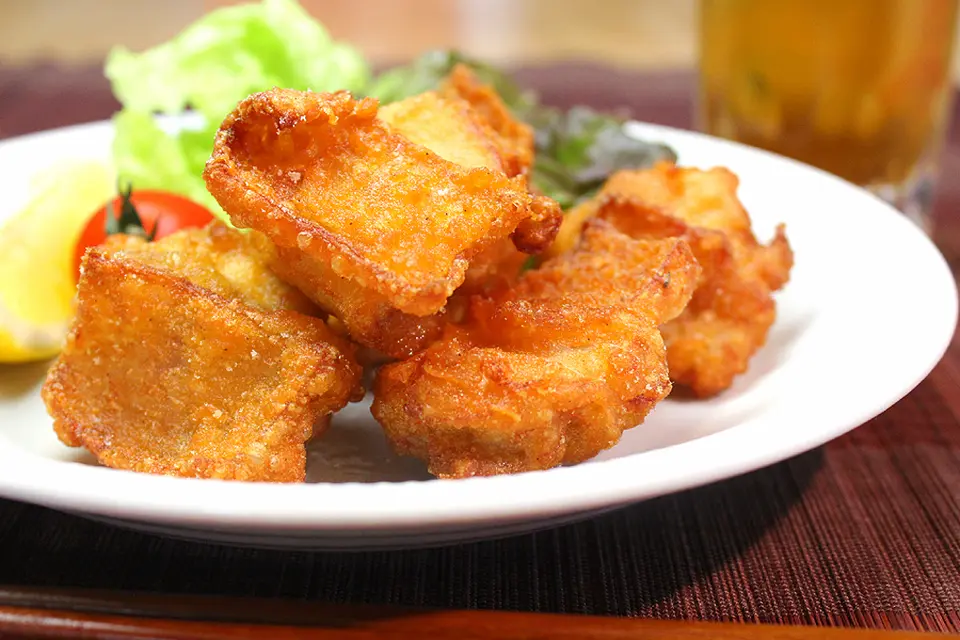 水郷どりのにんにく醤油唐揚げ_0