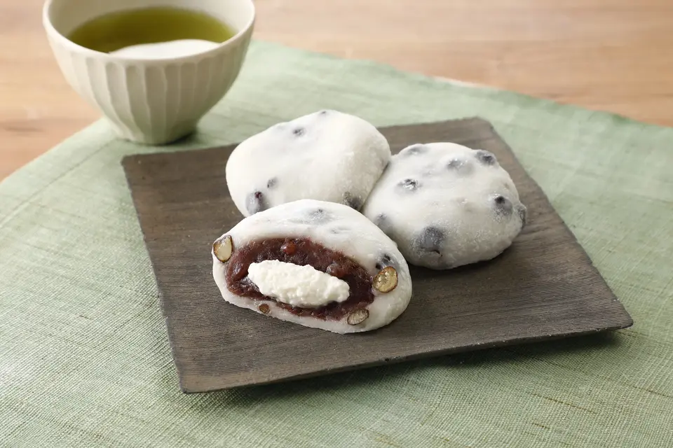 東京クリーム大福・天と塩　豆つぶあん　3個入_0