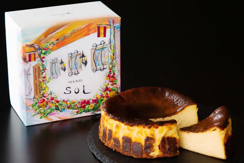 濃厚バスクチーズケーキ_1