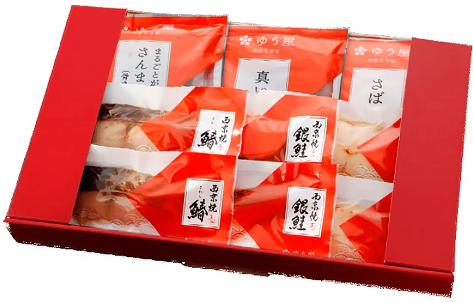 ゆう屋 贈答用西京焼･煮魚詰合せ『心』_1