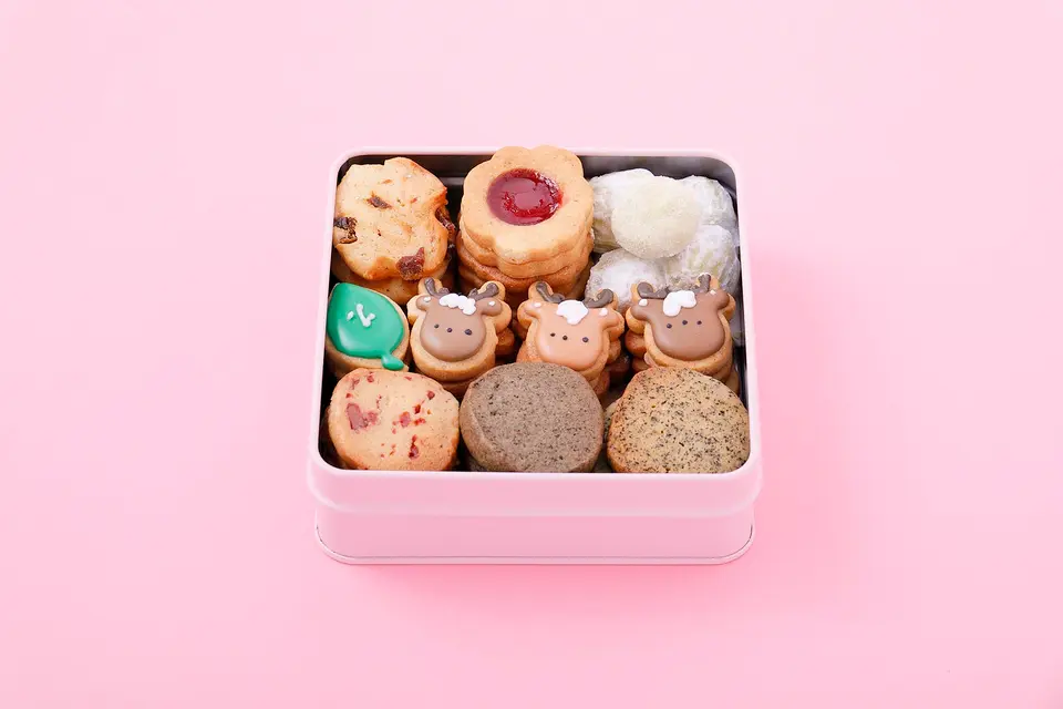 〈KUMI茶菓〉ならしかクッキー缶_0