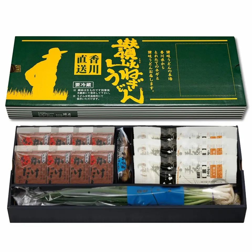 薬味付き讃岐ねぎうどんセット_0