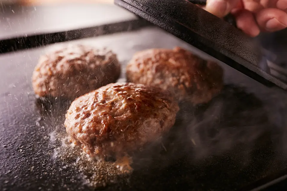 【福嶋牧場】阿知須牛100％生ハンバーグ(150g×4個)_0