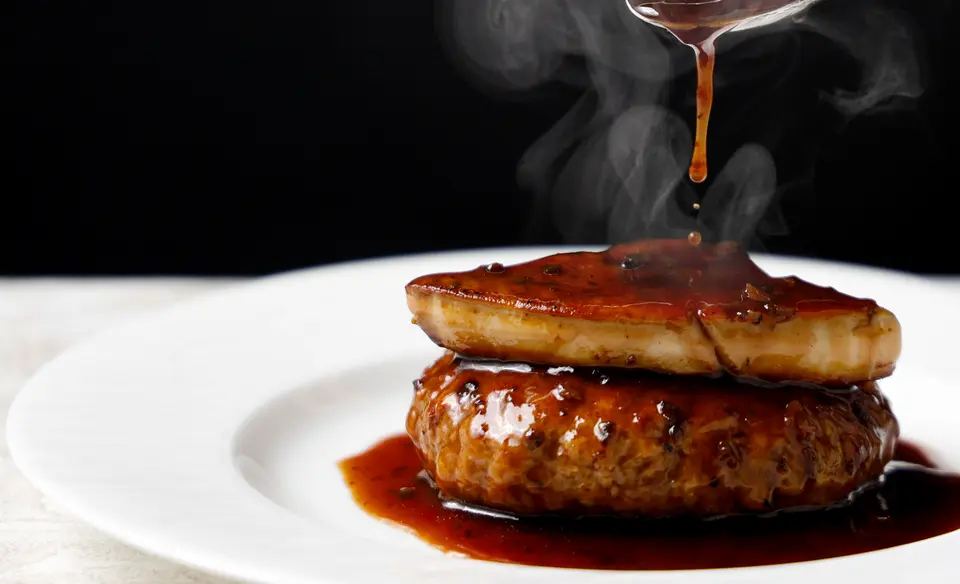 俺のフレンチ　ロッシーニ風ハンバーグ_0