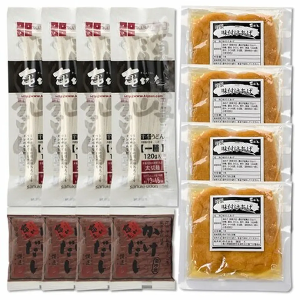 黄金の大判きつねうどん4人前_1