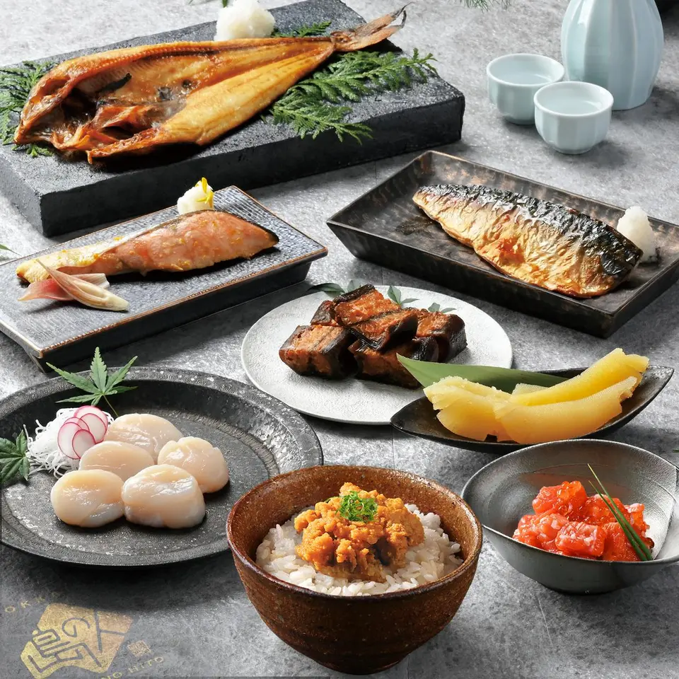 礼文・利尻島産 ムラサキウニ入り海鮮8種セット 島宝 -shiro-_0