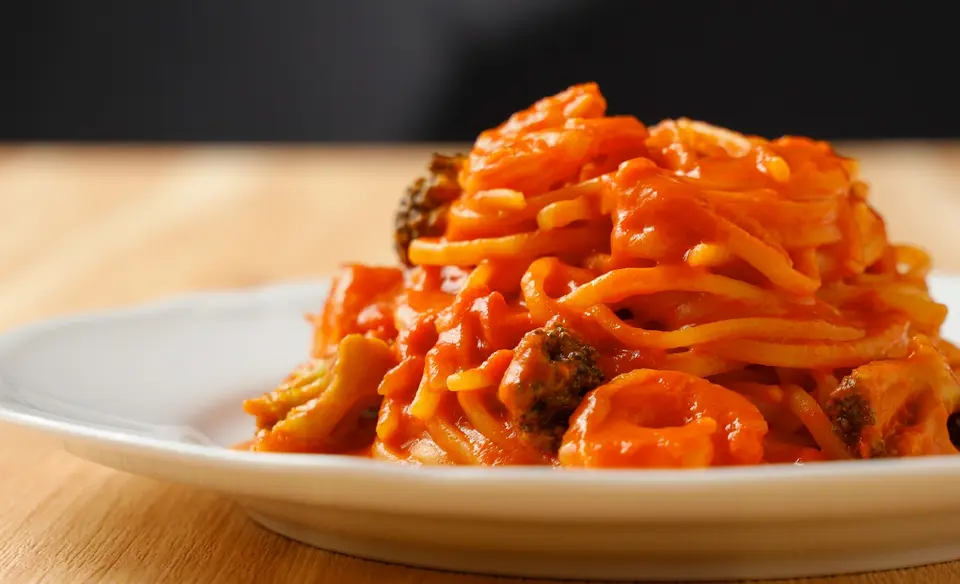 俺のイタリアン　渡り蟹と海老のトマトクリームソースパスタ_0