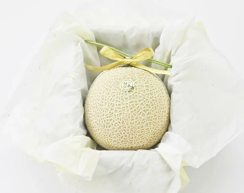 【特選】花包みマスクメロン1玉箱入り1.6kg以上_0