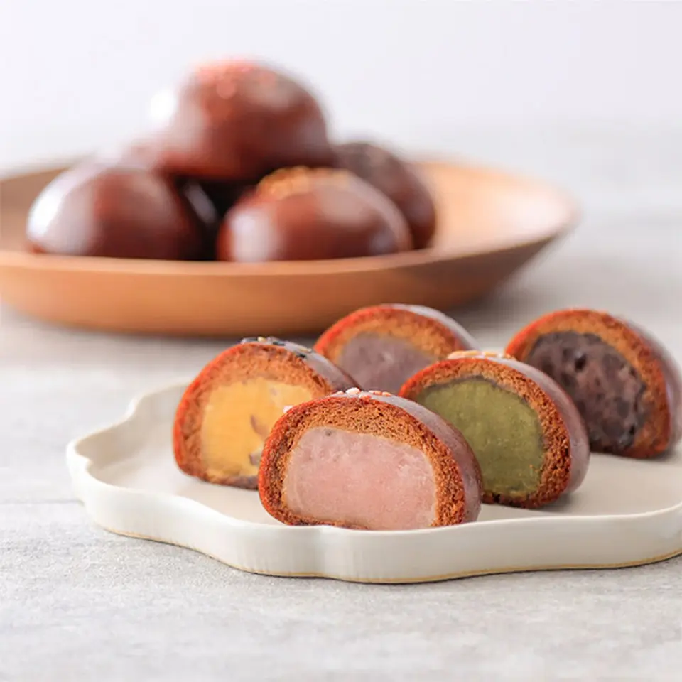 〈奈良祥樂〉らほつ饅頭25個詰合わせ_0