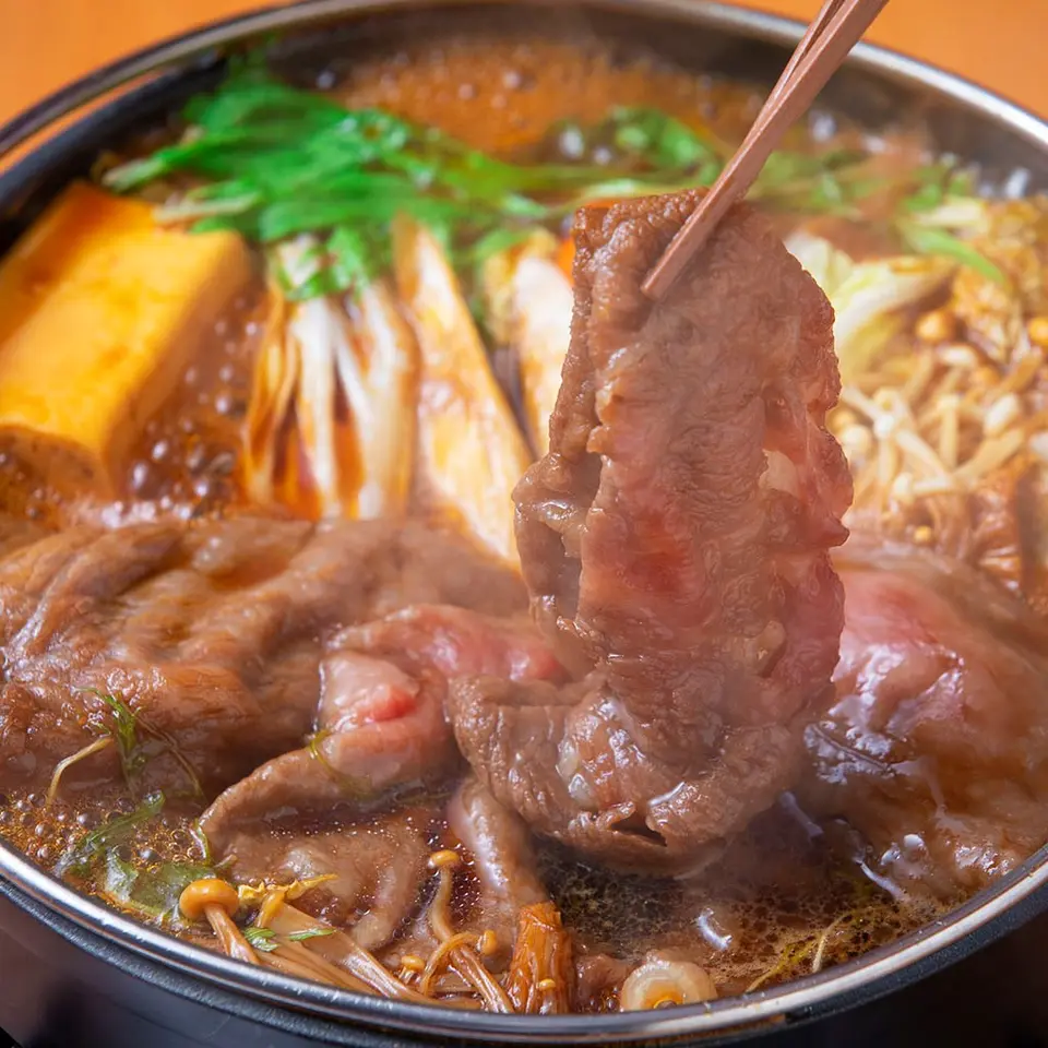 「綿肉」松阪牛A5特選霜降りしゃぶしゃぶ・すき焼き用（ウデ・ミスジ）600g_3