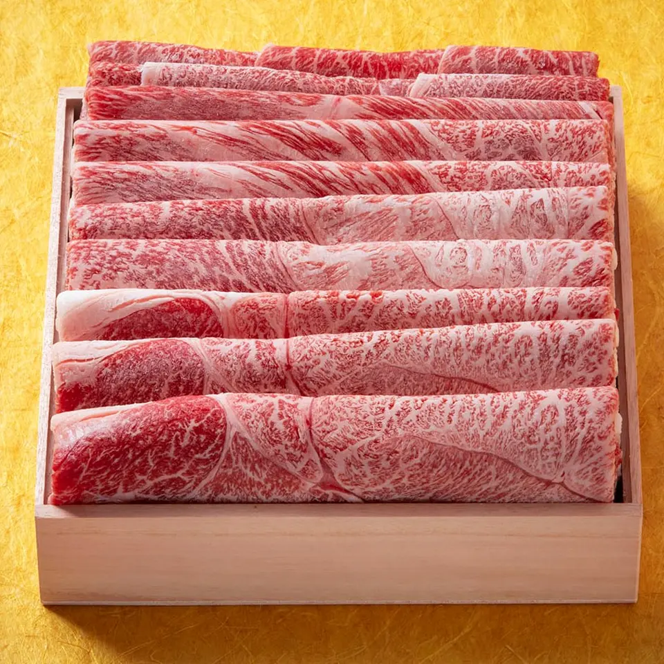 松阪牛 A5特選霜降り しゃぶしゃぶ・すき焼き用（ウデ・ミスジ）600g_0