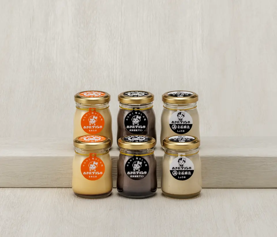 【安藤醸造】角館コラボセット（しょうゆ・なめらか・武家屋敷）6個入り（プリン）_0