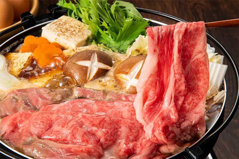 佐賀牛A5雌牛すき焼き サーロイン 500g 割り下付_0