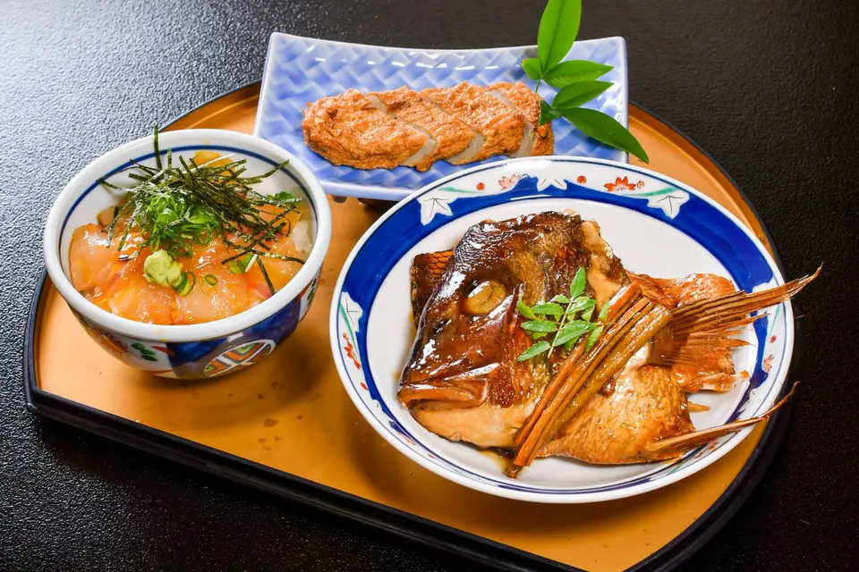 真鯛のあら炊き 鯛めし じゃこカツ (2人前)_0