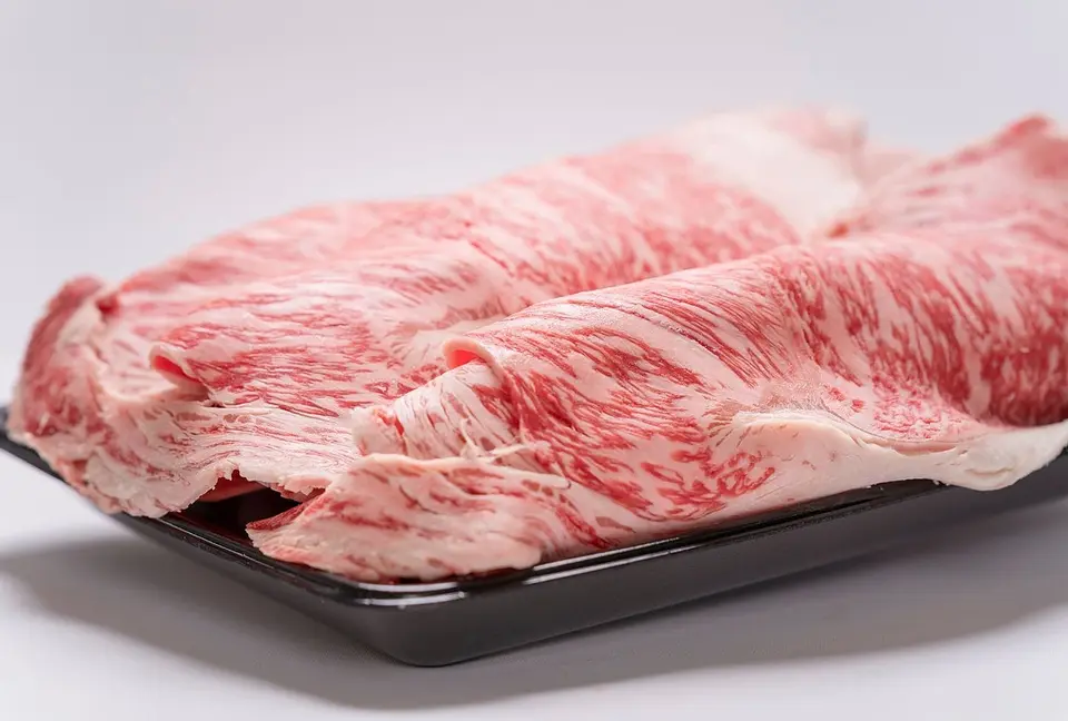 黒毛和牛ロース A4 すき焼き・しゃぶしゃぶ用（500g）_0