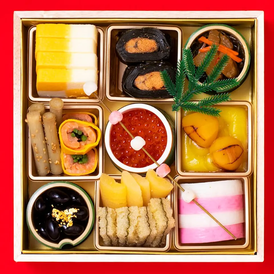 生おせち　二段重 木製重箱入　2～3人前　全27品_2