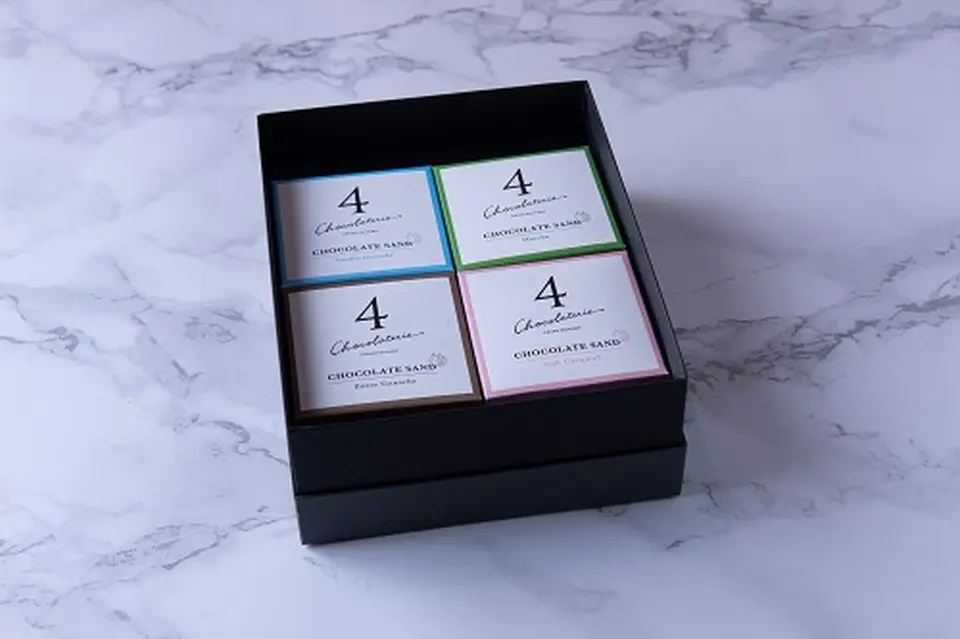 【4個入】チョコレートサンド（バニラ・四日市抹茶・ビター・真珠の塩キャラメル各1個入）_2