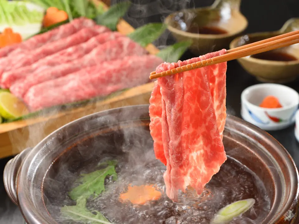 生産牧場直送!上州ふるさと若牛しゃぶしゃぶ（もも肉）_0