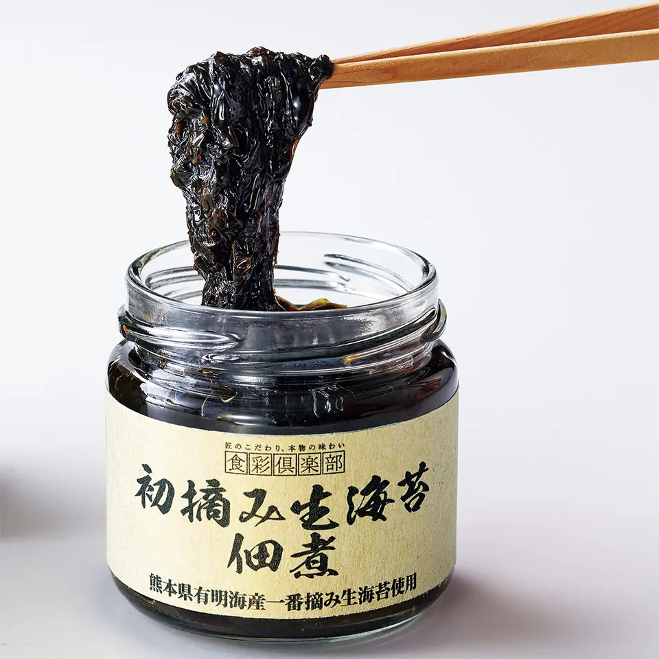 〈食彩倶楽部〉初摘み生海苔佃煮 4本_0