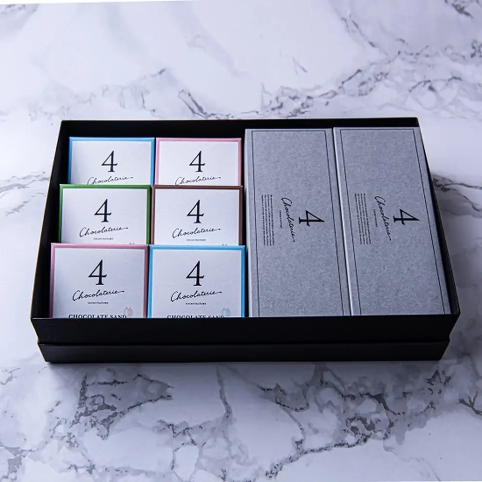 チョコレートサンド(バニラ・真珠の塩キャラメル各2個・四日市抹茶・ビター各1個入)+ガトーショコラ(2本)セット_1