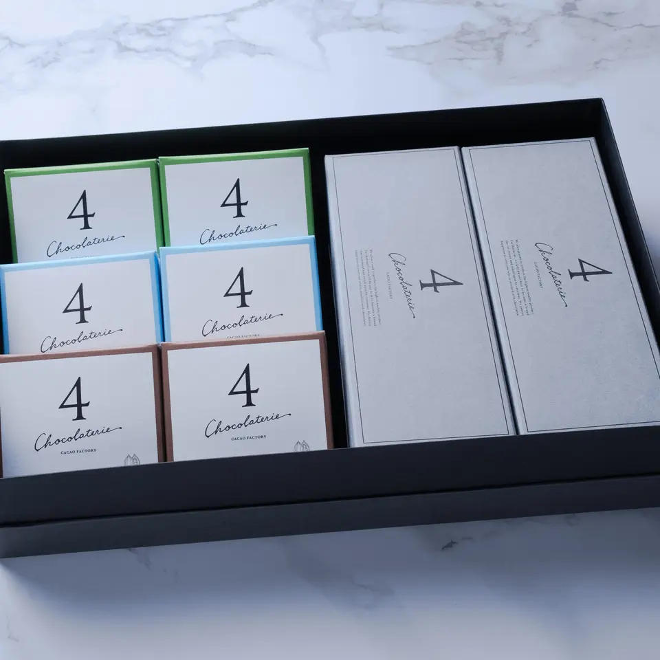 チョコレートサンド(バニラ・四日市抹茶・ビター各2個入)+ガトーショコラ(2本)セット_1