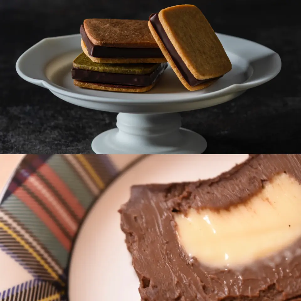 チョコレートサンド(バニラ・四日市抹茶・ビター各2個入)+ガトーショコラ(2本)セット_0