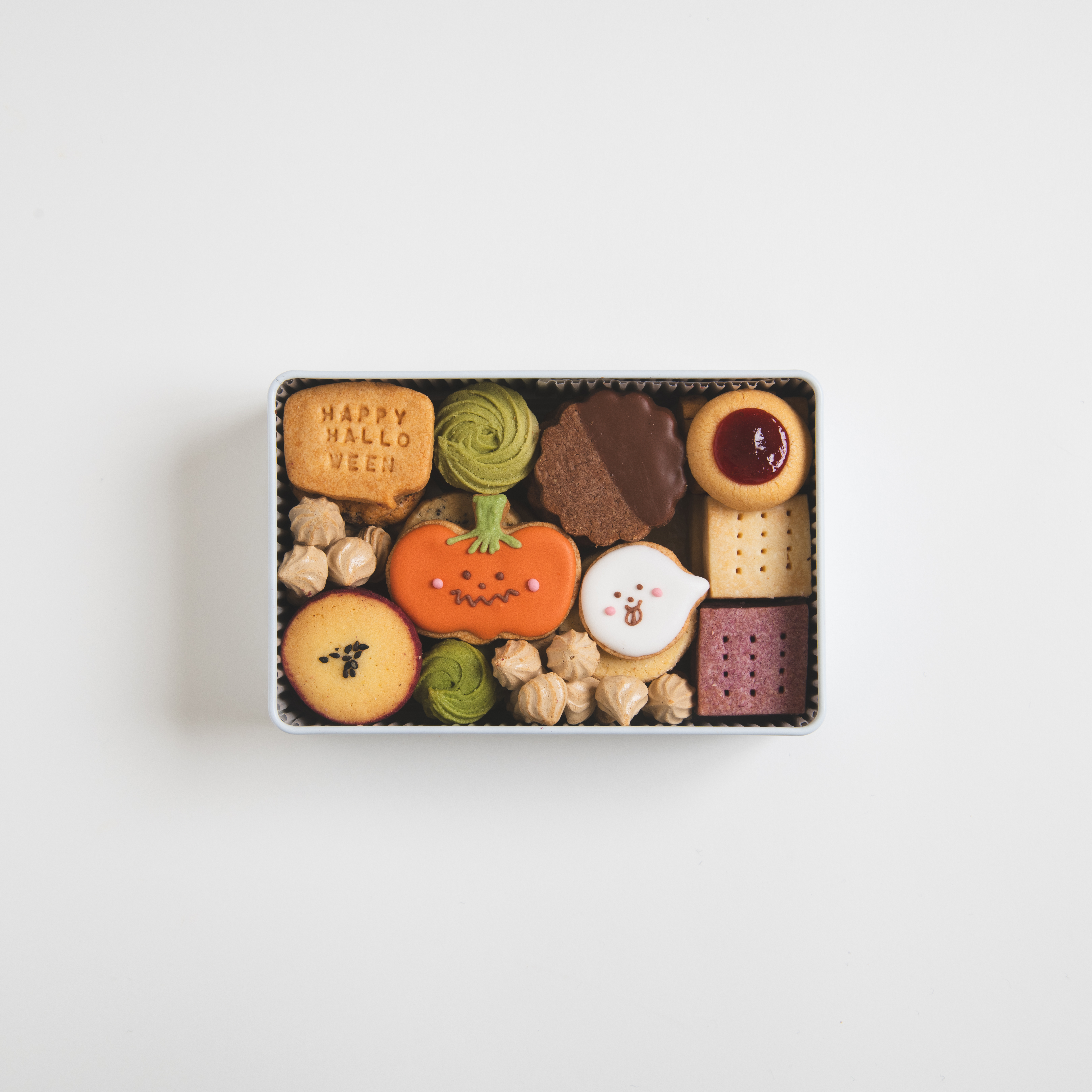 カフェのある暮らしとお菓子のお店「【期間限定】ハロウィンクッキー缶