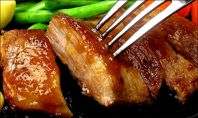 イベリコ豚肉 ロースステーキ 約100g×4枚セット (ベジョータ)_0