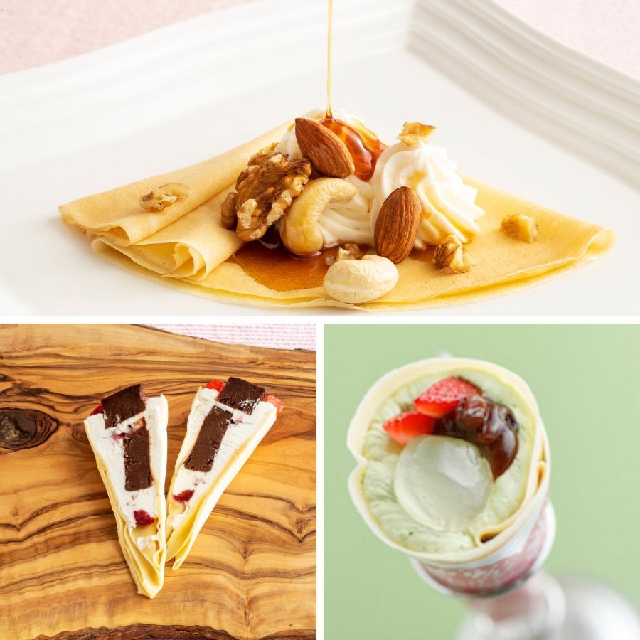 お取り寄せ(楽天) もっちり食感の手作りクレープ★ 手のひらサイズ クレープ 9個 アンヌクレープ ケーキ 母の日 ギフト 価格4,990円 (税込)